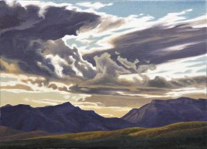 Ed Mell Galiuro Gap 1998 16 x 22 Oil on Linen $8,000.00