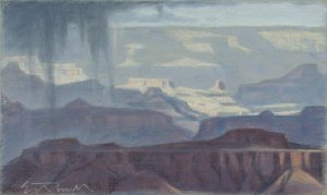 Ed Mell Canyon Shower 8 x 13.5 $7,000.00