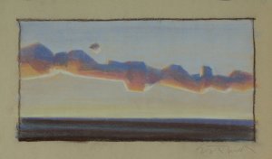 Ed Mell Endless Cloud 10.25 x 17.25 $4,500.00