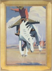 Hand Carved Signature Gold Frame & Canvas 43 x 31 $1,850.00 Shipping Additional