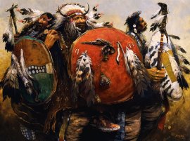 The Birds Would Protect Them  Greg Singley Oil on canvas 36 x 48 inches Price on Request