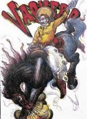 Vaquero Lithograph with glitter 46 x 34 inches