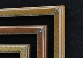 Dixon Signature 1 Inch Drawing Frames #2 Gilded in Gold Leaf and Wood tone Finishes 