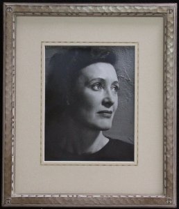 Edith Hamlin Dixon Silver Gelatin Print Ansel Adams, ca. 1940, Maynard Dixon drawing Frame