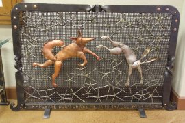 Hand Forged Fireplace Screen Rick Merrill
