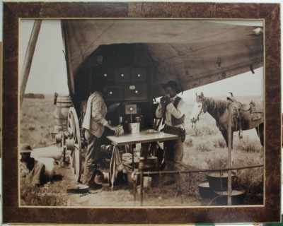 Laton A Huffman - The Round Cook and Pie Biter at Work c. 1890's Laton A Huffman - The Round Cook and Pie Biter at Work c. 1890's