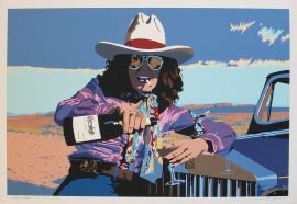 Champagne on the Plain Bill Schenck 1986 26.5 x 40, Call for Availability