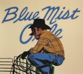 Blue Mist Cafe II Bill Schenck 33 x35. $7,500.00.