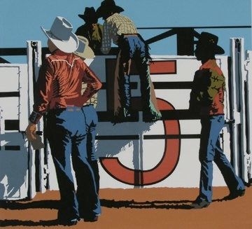 No 5 Bill Schenck 1980 27 x 29. $7,900.00