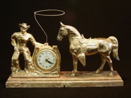 COWBOY LARIT CLOCK