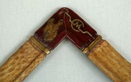 Custom Brand with Anize carved sides, No. 1-3 inches wide