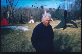 Alexander Calder, sculpture field, Roxbury, Connecticut, 1965. Archival pigment print on Hahnemühle paper,$2,000.00