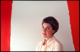 Helen Frankenthaler, New York, 1986, with "Summer Banner" Archival pigment print on Hahnemühle paper, Price on request.