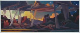 Veils of Time, Image size: 28 x 69.5 inches, Paper size: 31.75 x 73.75inches. Archival Pigment Print, Artist Proof. It is not a numbered edition, the print is a rare limited edition of artist proofs published by Collier Gallery and signed by Ed Mell. $14,900.00
