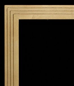 Ed Mell Signature Frame Small Moderne Gold 1 3/4 inch face. Silver finish available.