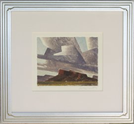 Arizona Mesa 8x9.75 Monoprint 1/1.SOLD