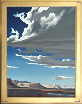 Ed Mell Moving Storm 48 x 36 Oil on canvas $32,500.00