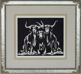 Longhorns ca. 1920s Lon Megargee