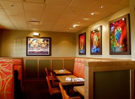 Black Angus Steakhouse Dining Area Ed Mell & Bill Lesch Art Scottsdale Arizona