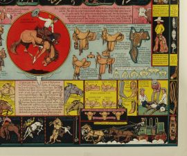 The Evolution of the Cowboy, lower right detail