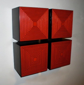 Kevin Irvin Red Maze Box