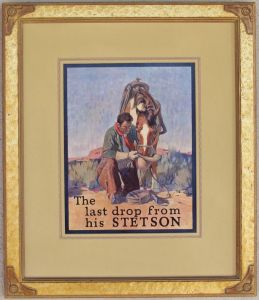 Stetson Hat Advertising 1924 15 x 11 SOLD