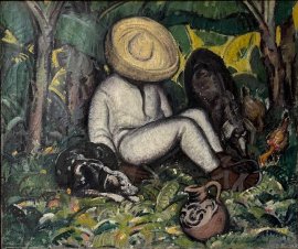 Siesta, ca. 1930, Lon  Megargee, oil on canvas, 20 x 24 inches,SOLD