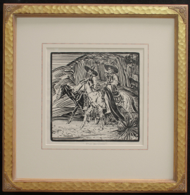 Three Horsemen, Block Print