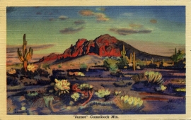 17 Sunset Camelback Mountain Postcard Series