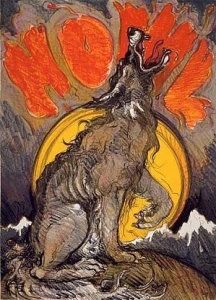 Howl, Stone Lithograph 1977 36 x 26 inches. Call of availibiblty.
