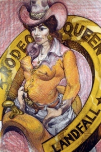 Rodeo Queen, Stone Lithograph 42.5 x 29 in. Price on Request.