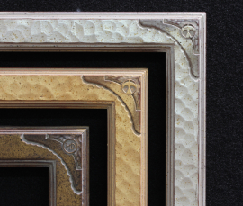 Dixon Signature 1 3/4 Inch Drawing Frames Gilded in Gold and Silver Leaf Finishes