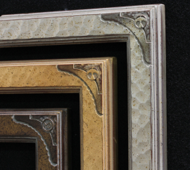 Dixon Signature 1 3/4 Inch Drawing Frames Gilded in Gold and Silver Leaf Finishes