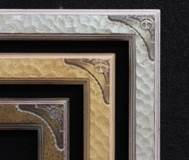 Dixon Signature 1 3/4 Inch Drawing Frames Gilded in Gold and Silver Leaf Finishes