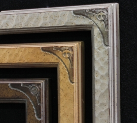 Dixon Signature 1 3/4 Inch Drawing Frames Gilded in Gold and Silver Leaf Finishes