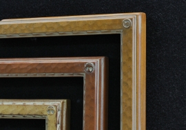 Dixon Signature 1 Inch Drawing Frames #2 Gilded in Gold Leaf and Wood tone Finishes