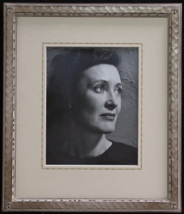 Edith Hamlin Dixon, Silver Gelatin Print by Ansel Adams, ca. 1940, Maynard Dixon drawing Frame. Display item, NFS