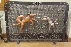 Hand Forged Fireplace Screen Rick Merrill