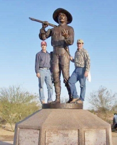 Mormon Battalion Monument Installation Yuma, Arizona 2007