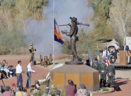 U.S. Army of the West, Mormon Battalion Monument Ceremony, Yuma, Arizona 2007