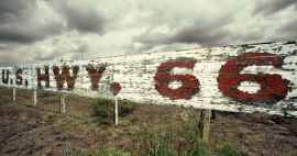 U.S. HWY. 66 by Terrence Moore