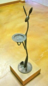 Thomas Molesworth Inspired Jack Rabbit Ashtray by Rick Merrill 37H x 9W x 12D inches $4,500.00