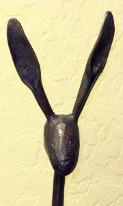 Thomas Molesworth Inspired Jack Rabbit Ashtray by Rick Merrill 37H x 9W x 12D inches $4,500.00