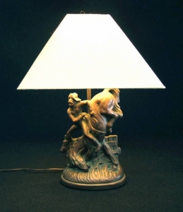 COWBOY LAMP 22 IN H $200.00 Inquire about the many others we have