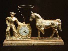 COWBOY LARIT CLOCK $250.00 Inquire about the many others we have