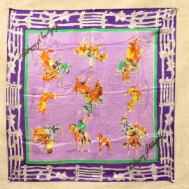 GALGARY STAMPEDE RODEO SILK SCARF Inquire about the many others we have